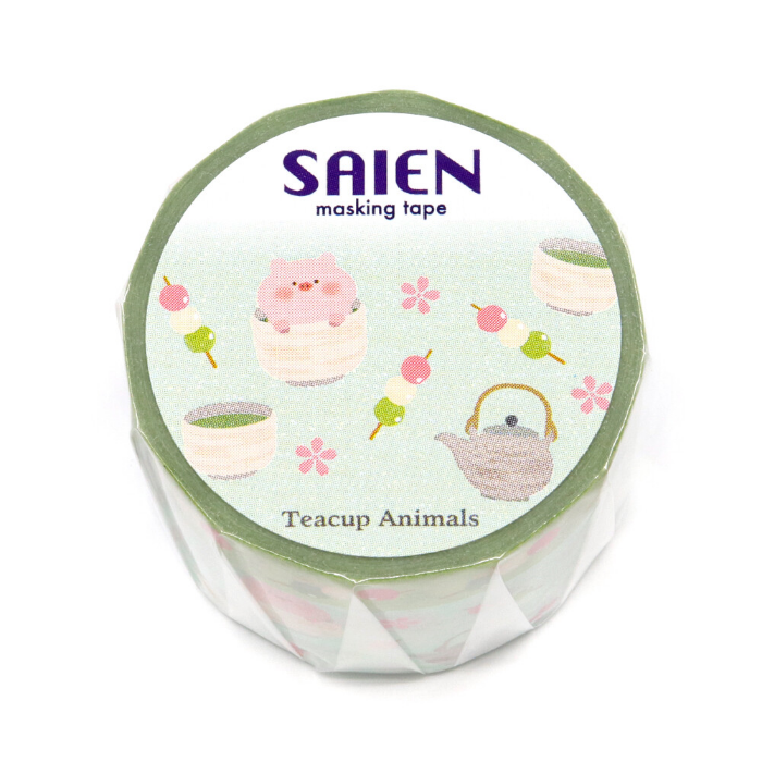 An adorable blend of charm and whimsy, featuring delightful illustrations of cuddly animals nestled inside dainty teacups. Curious and playful animals, each design captures the warmth of a cozy tea moment with a touch of sweetness.