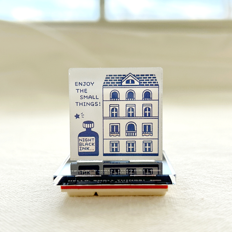 eric x SANBY Vol.3 Acrylic Stand Stamp. Perfect for journaling, scrapbooking, bullet journals, and creative craft projects.