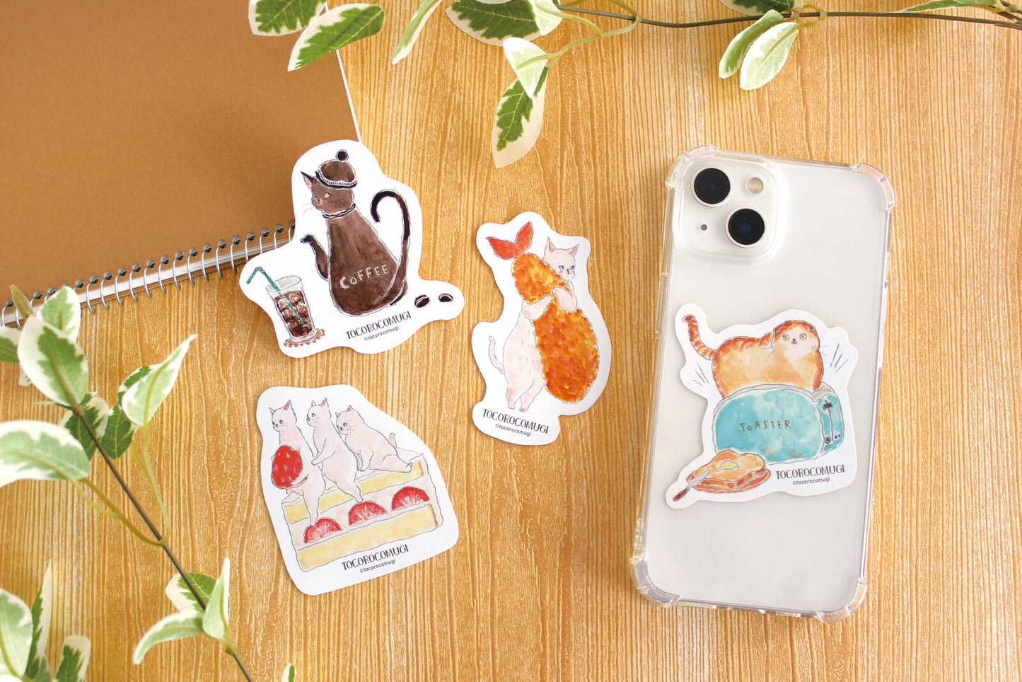 Furukawa Shiko - Tocoro Comugi Vinyl Sticker - Toaster