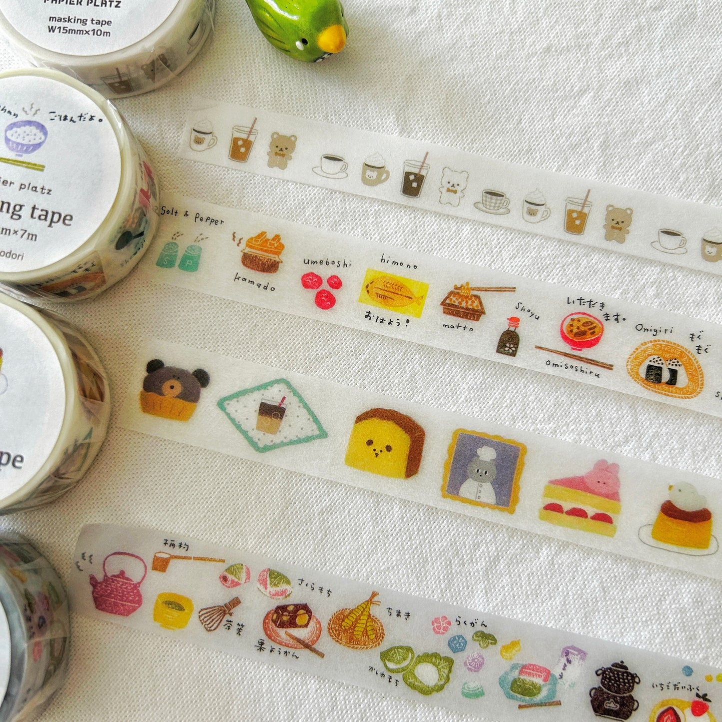 Papier Platz Washi Tape - Bear Café (72-004)