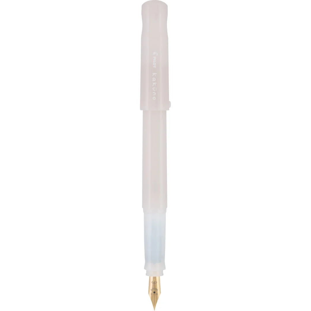 Pilot Kakuno Madoromi Fountain Pen - Cumulus White - Fine