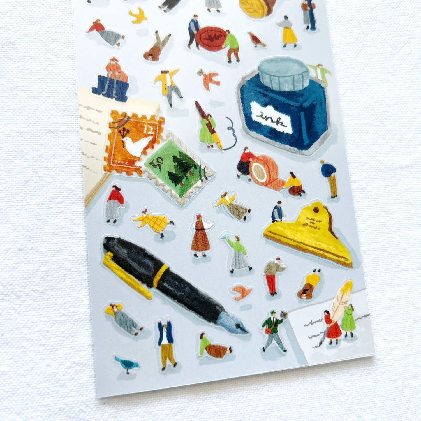Mind Wave Secret Friends sticker sheets featuring fairytale illustrations of cozy scenes and favorite spots, perfect for journaling, scrapbooking, and adding a personal touch to crafts and stationery.