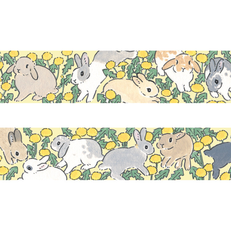 Papier Platz Washi Tape - Bunnies (37-856)