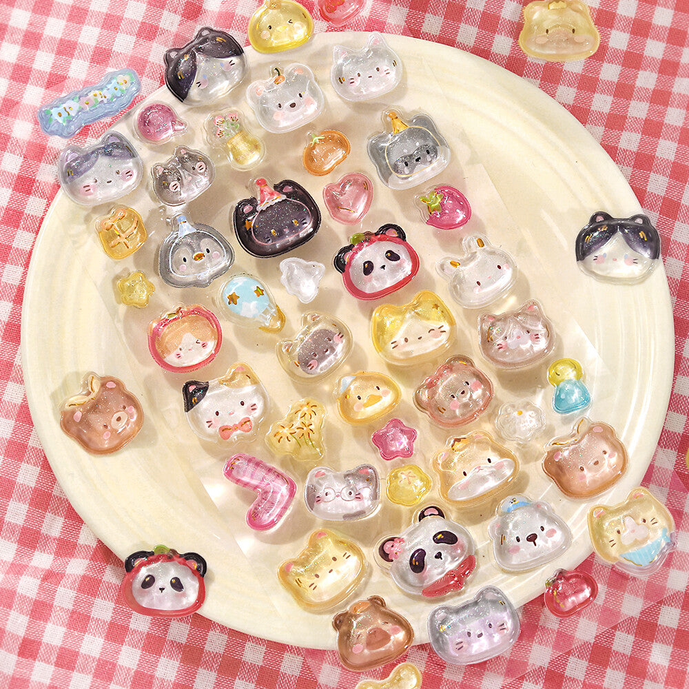 BGM  3D Puffy Stickers - Kururun - Cat