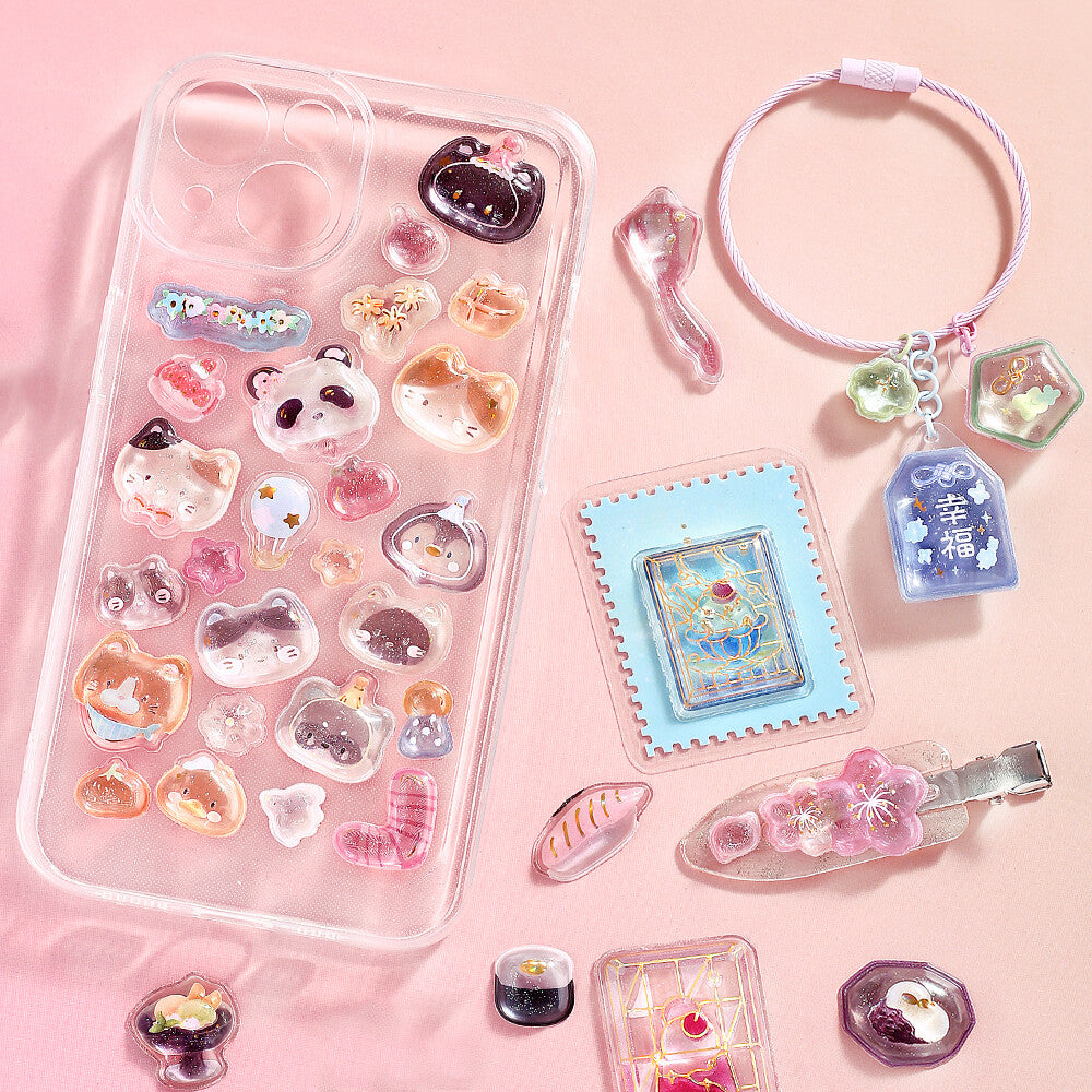 BGM  3D Puffy Stickers - Kururun - Cat