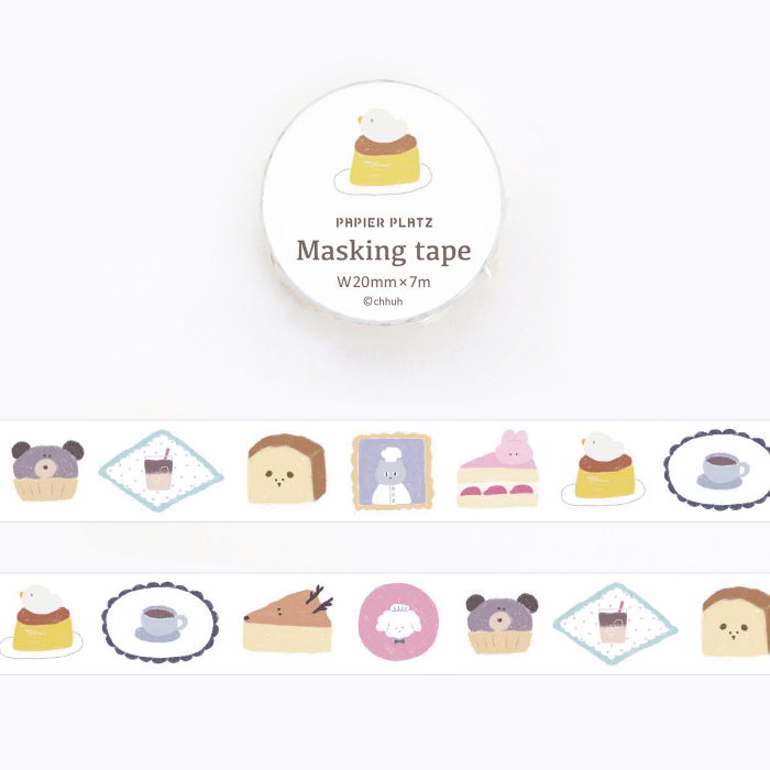 Papier Platz Washi Tapes, decorative Japanese washi tape set with unique designs, ideal for planners, scrapbooking, journaling, and DIY crafts.