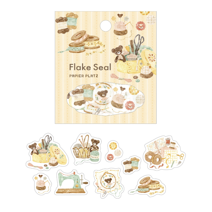 Papier Platz stickers, decorative Japanese stickers set with unique designs, ideal for planners, scrapbooking, journaling, and DIY crafts.