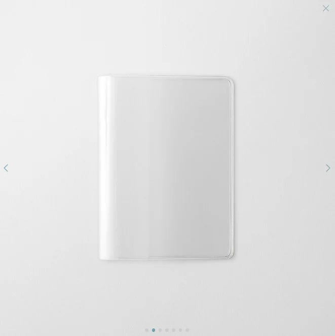 MD Notebook Cover - Clear - A6