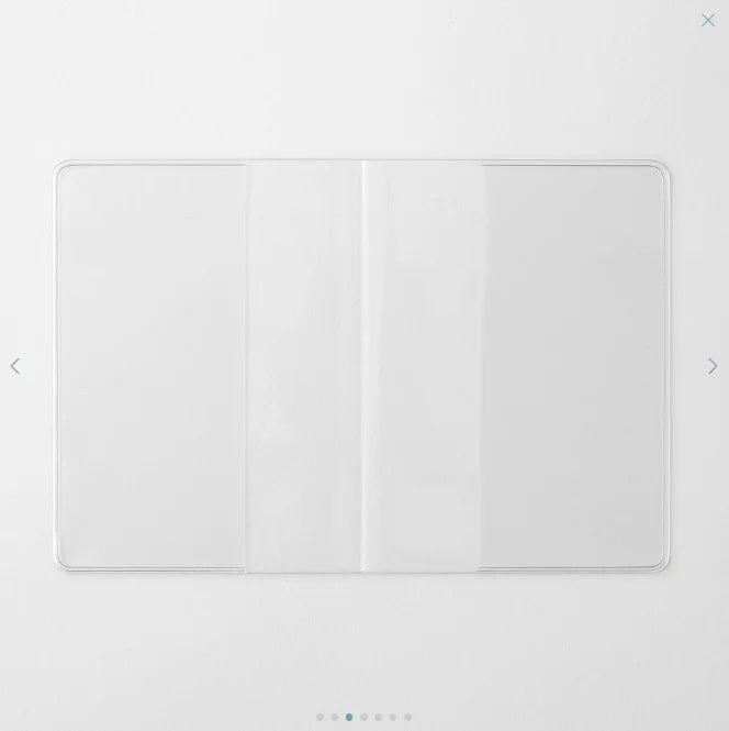 MD Notebook Cover - Clear - A6