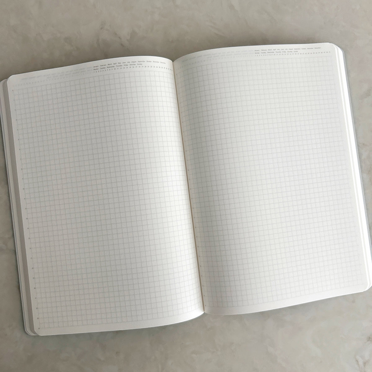 STALOGY Editor's Series 365Days Notebook - A5 - Grid - Blue