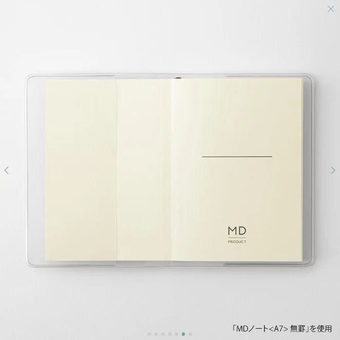 MD Notebook Cover - Clear - B6 Slim