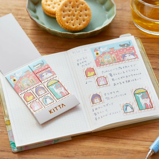 Perfect for journaling, scrapbooking, or decorating letters, these stickers come in a convenient matchbook-style case, keeping them neat and portable.