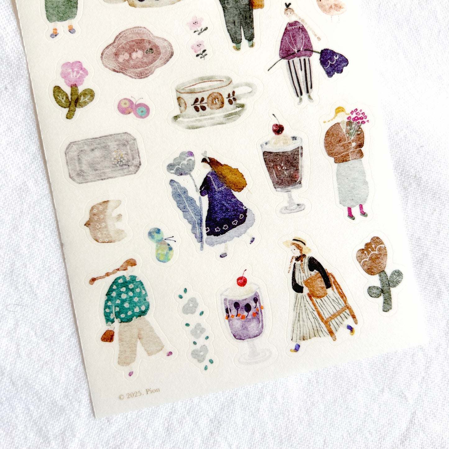 Pion Kiss-Cut Washi Sticker - Artsy