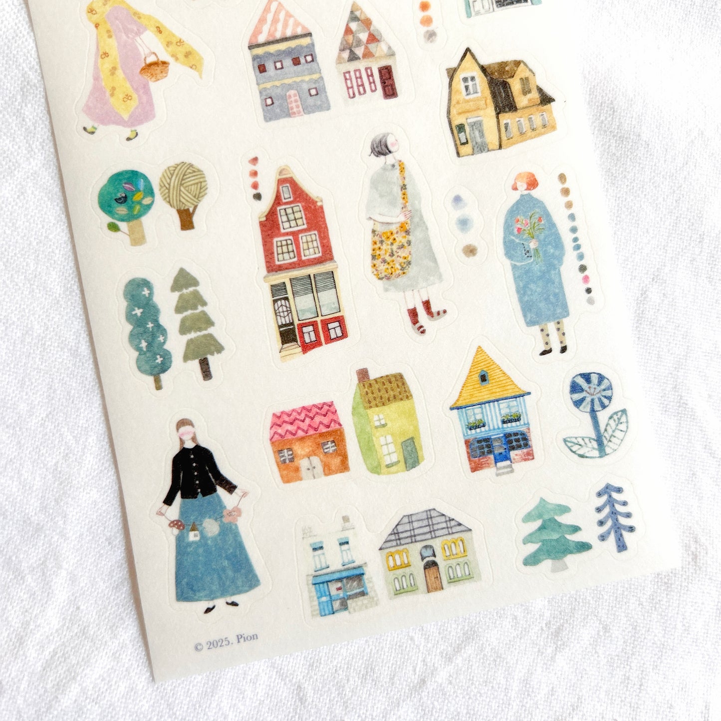 Pion Kiss-Cut Washi Sticker - Walk