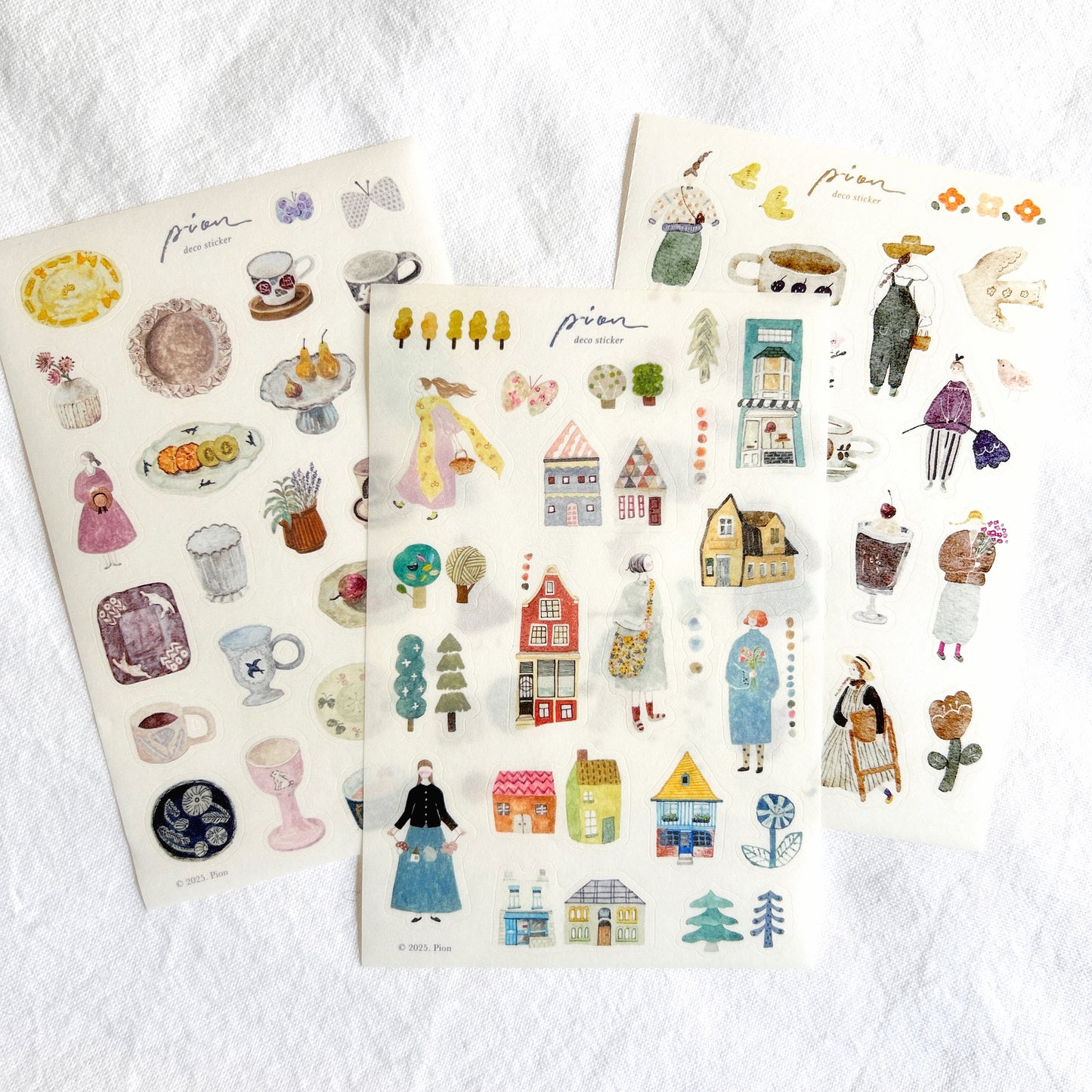 Pion Kiss-Cut Washi Sticker - Artsy