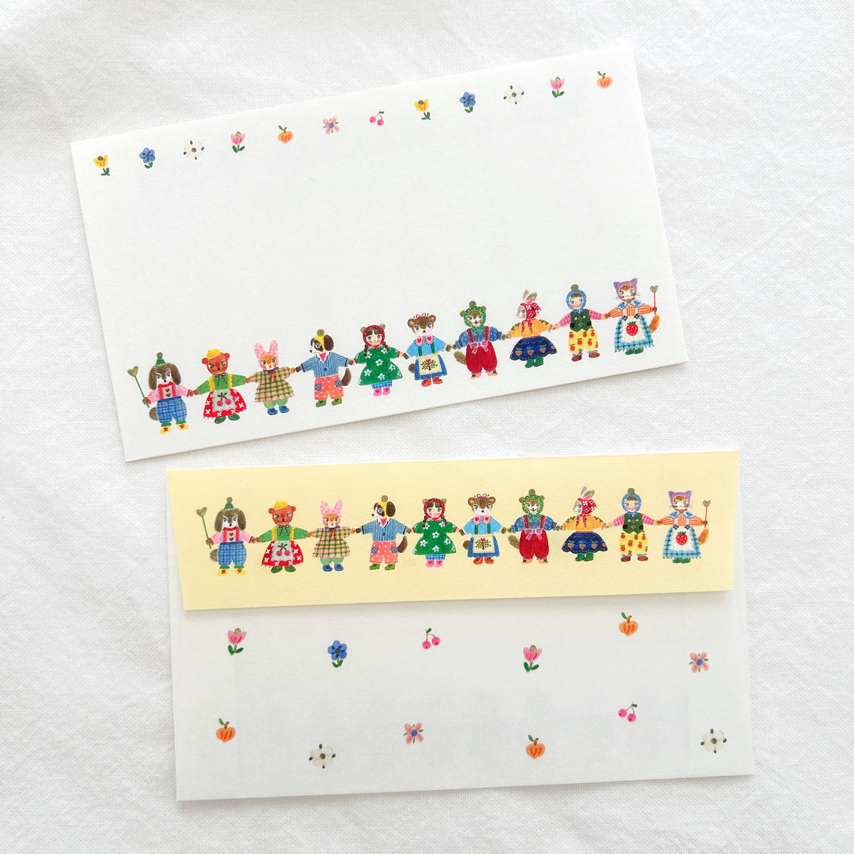 Aiko Fukawa Letterset - Holding Paws
