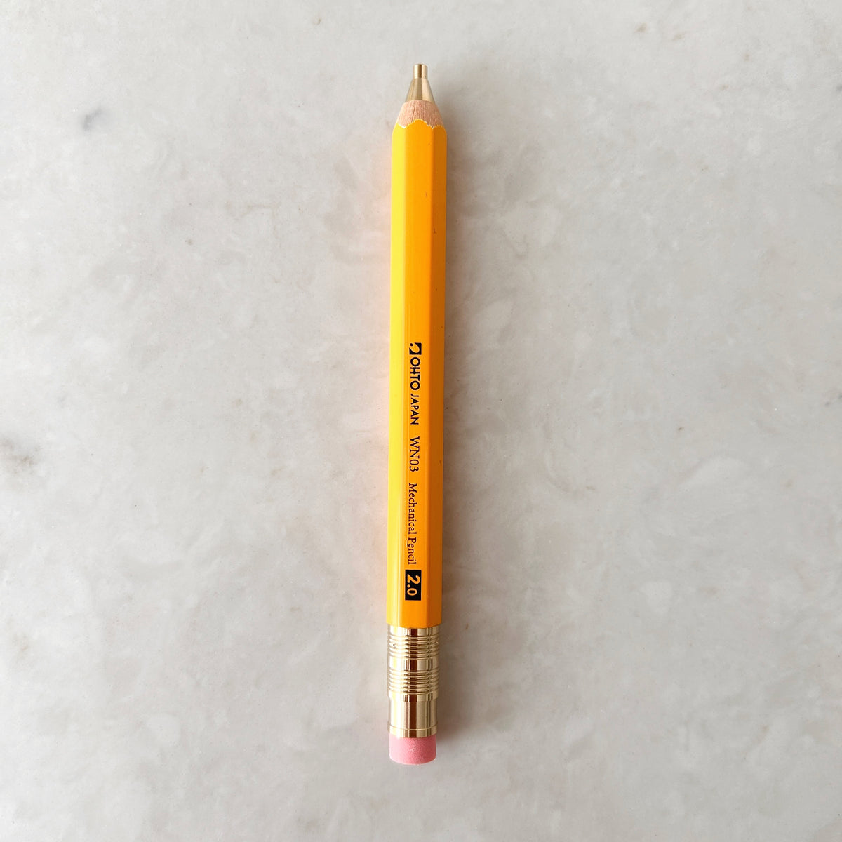 OHTO Mechanical Wooden Pencil 2.0mm - Yellow