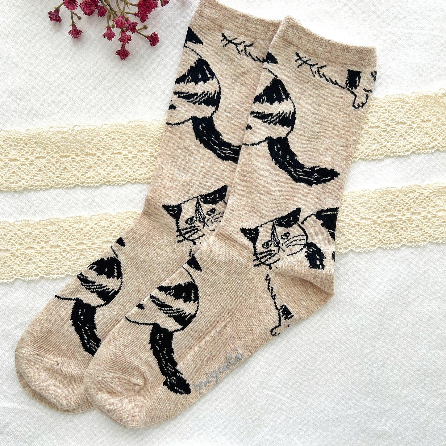 Matsuo Miyuki Cat Socks - Mike
