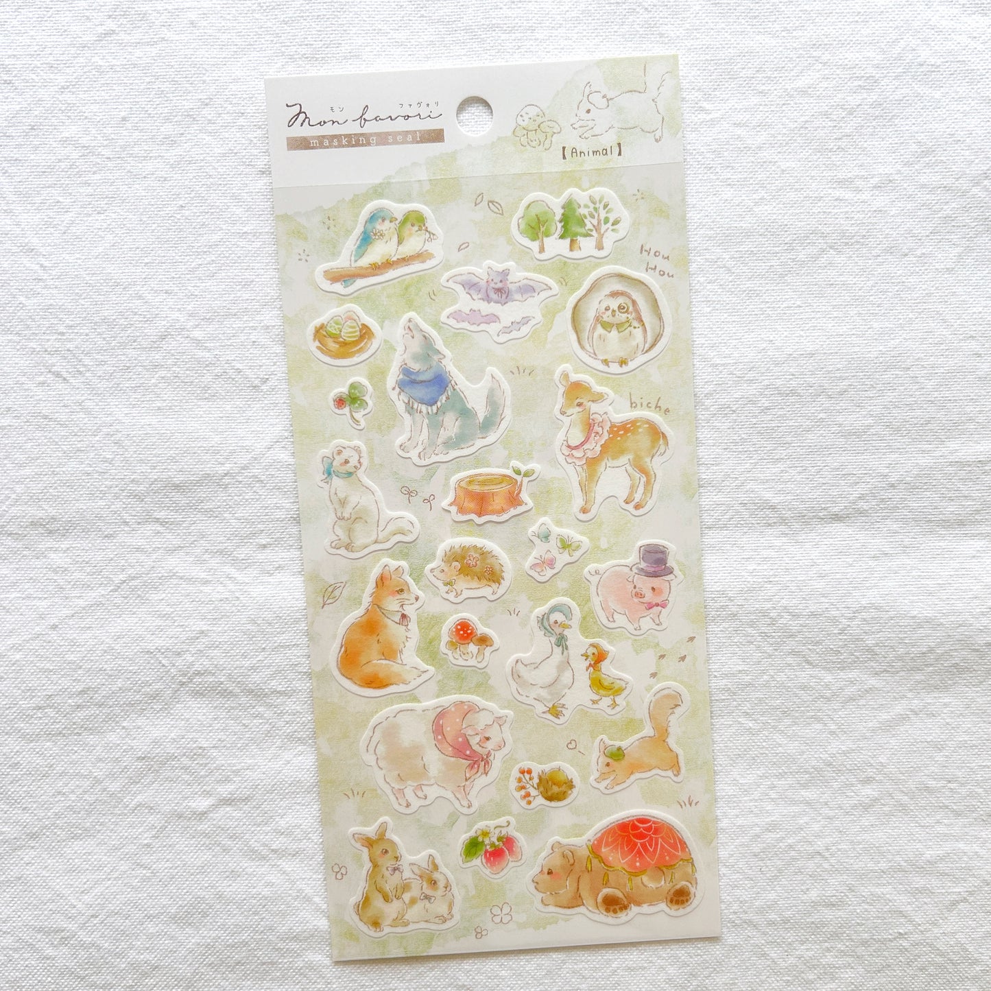 Mon Favorit Washi Stickers - Animal