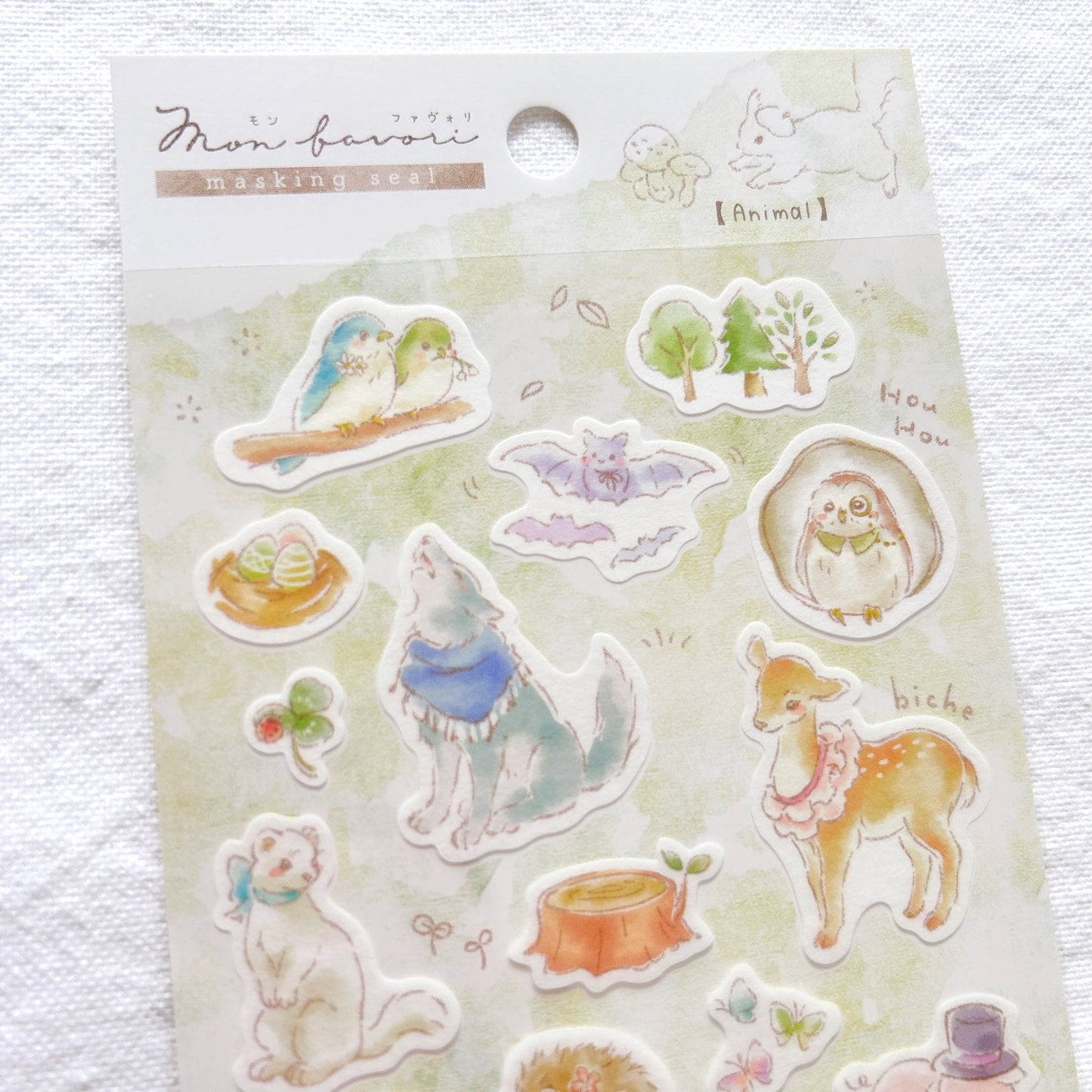 Mon Favorit Washi Stickers - Animal