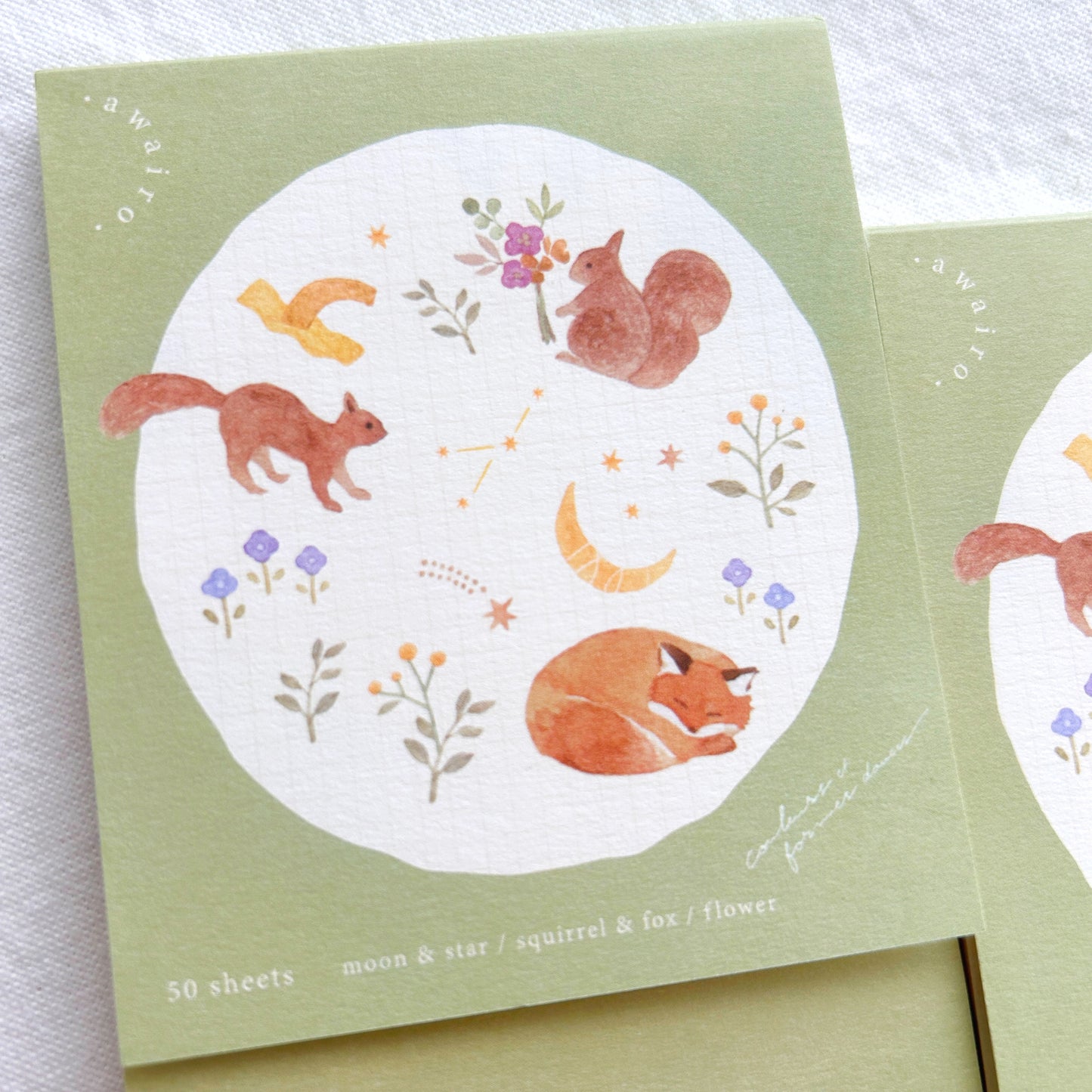 Nuku Sweetheart Memo Pad - Woodland Animals