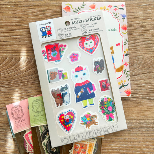 Yumi Kitagishi Multi Sticker - Art Time