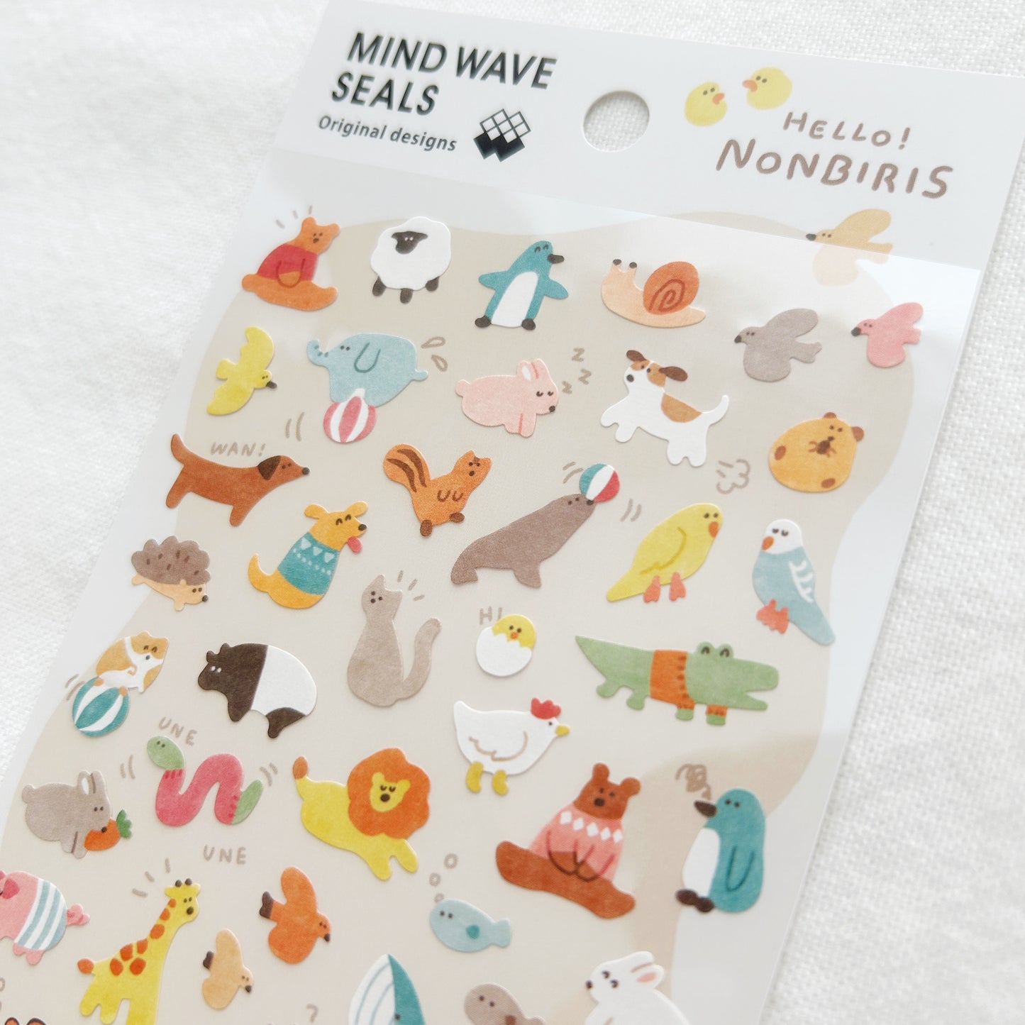Mind Wave Original Design Clear Stickers - At Leisure