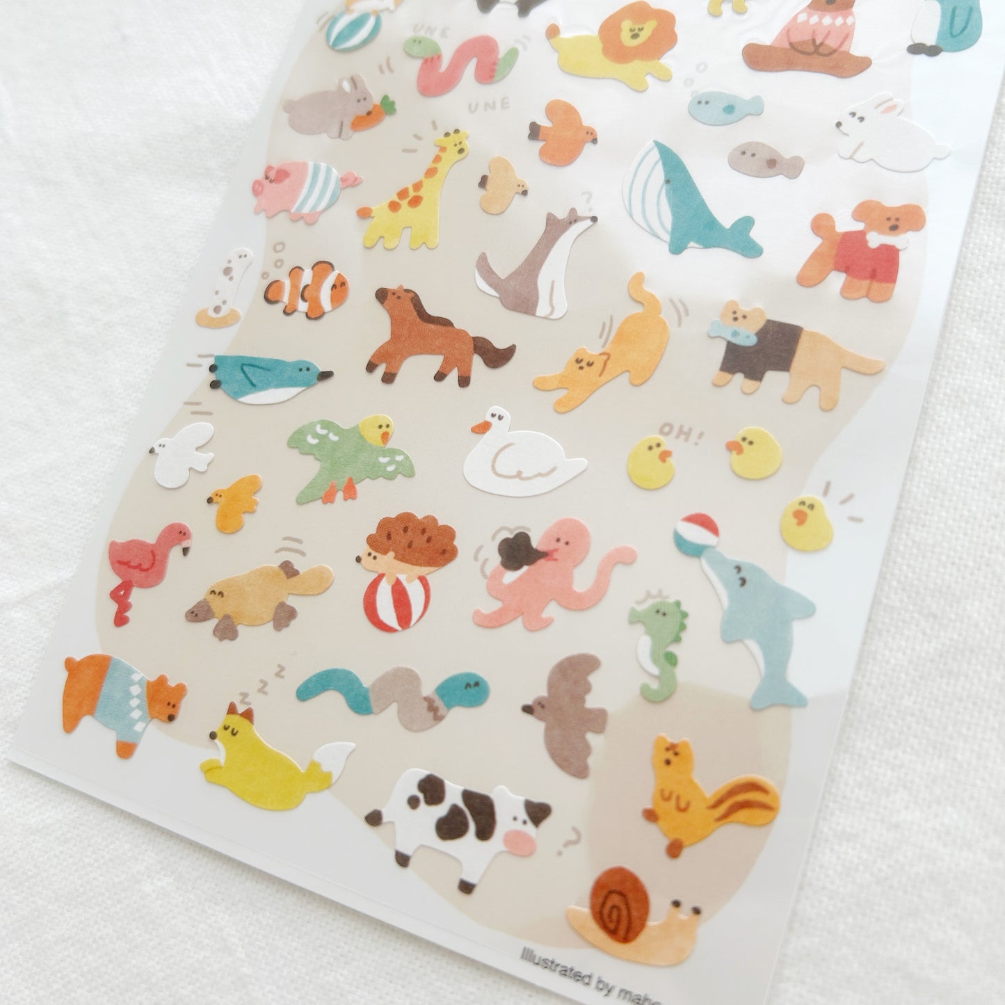 Mind Wave Original Design Clear Stickers - At Leisure