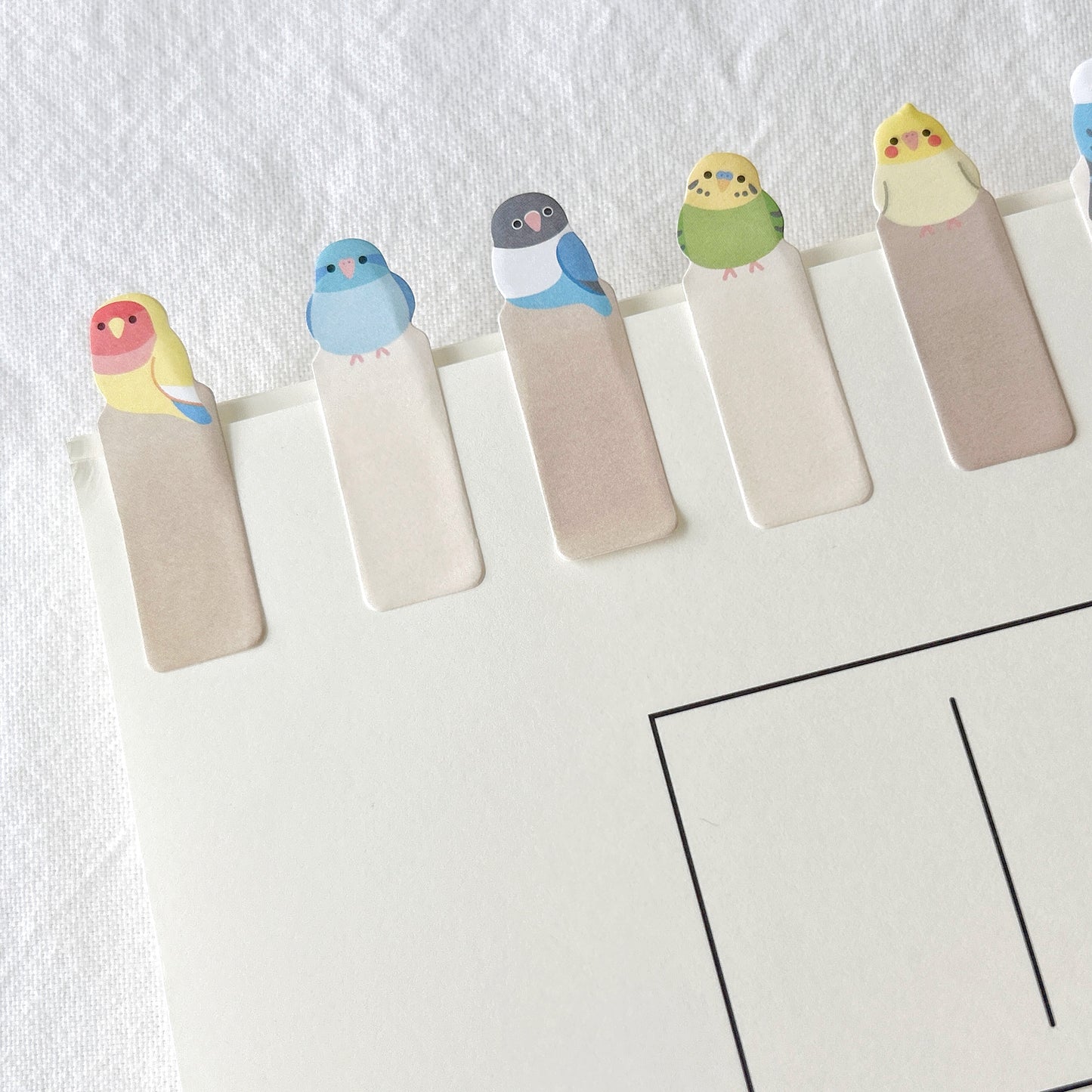 Mind Wave Page Markers - Colorful Birds 120 Pcs