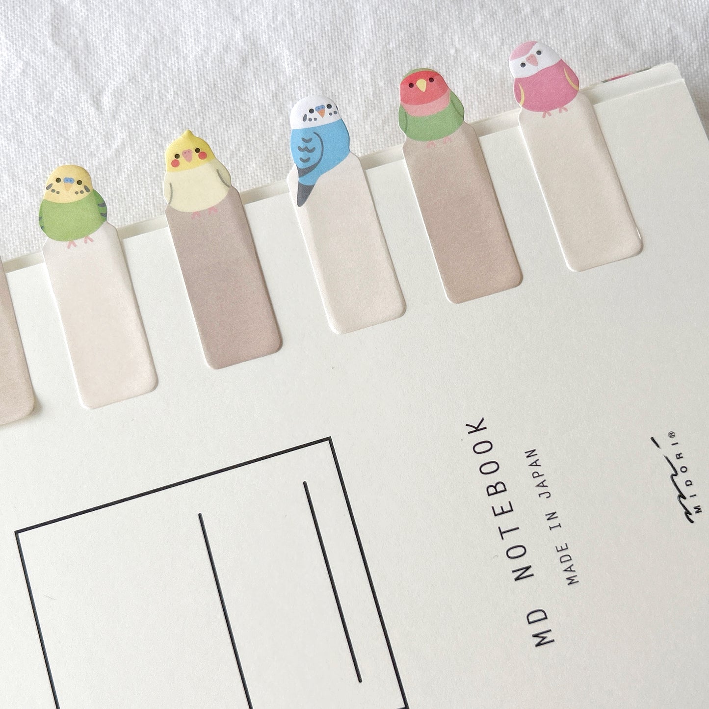 Mind Wave Page Markers - Colorful Birds 120 Pcs