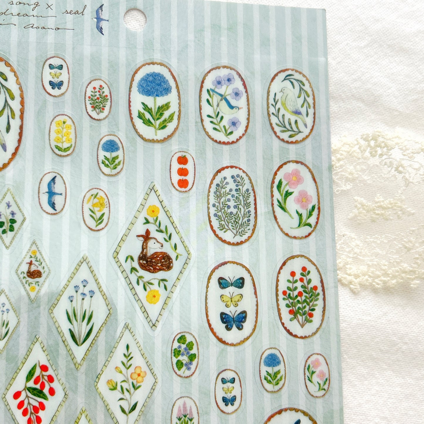 Cozyca - Midori Asano Sticker Birds Song x Deer Dream