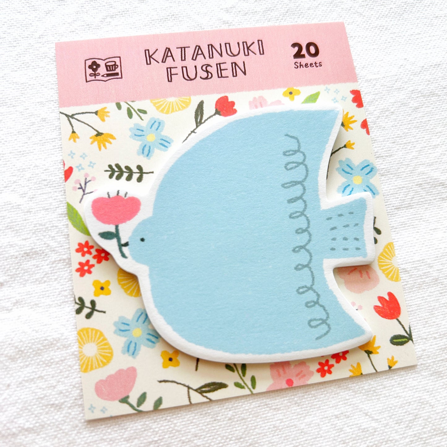 Furukawa Shiko Die-Cut Sticky Notes - Blue Bird