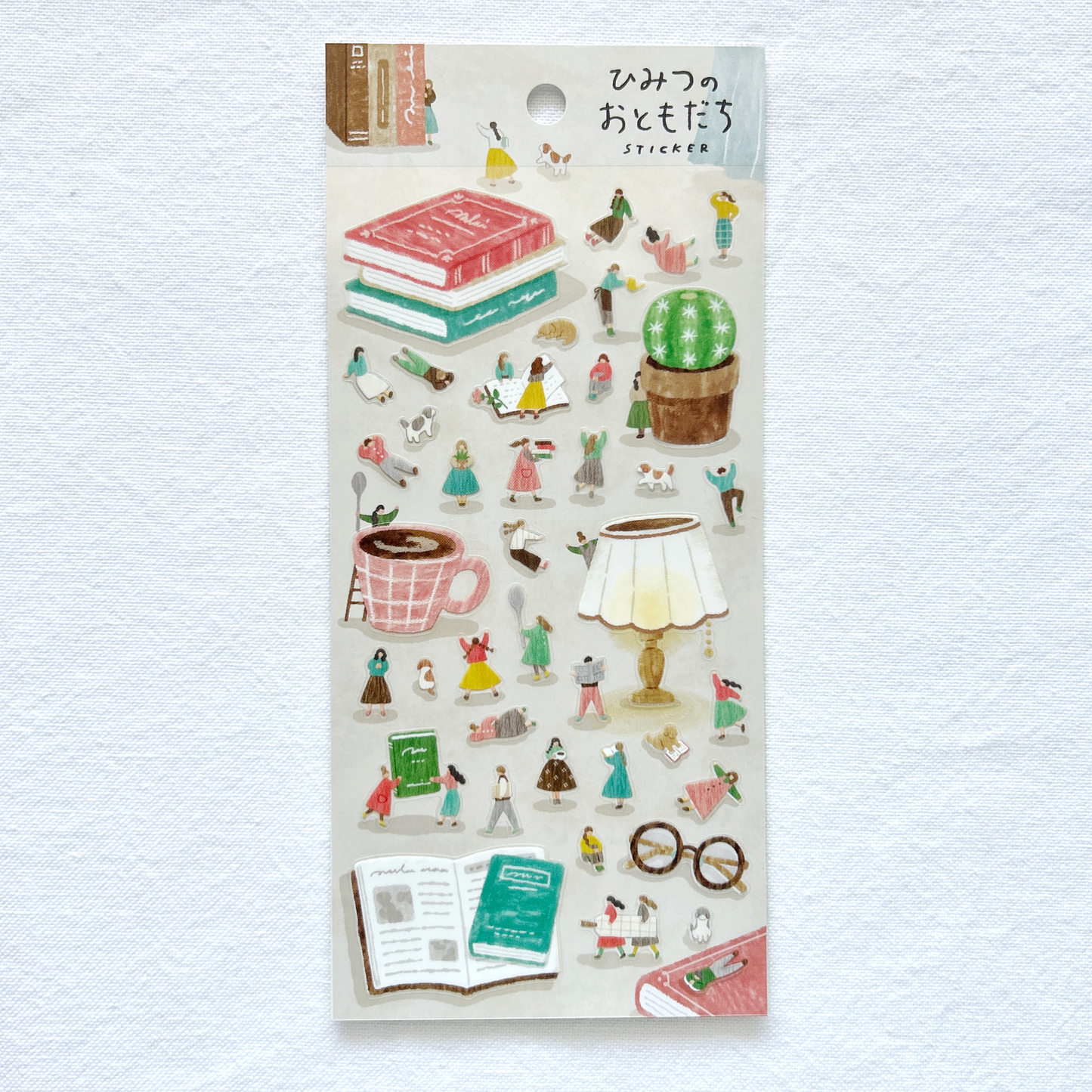 Mind Wave Secret Friends sticker sheets featuring fairytale illustrations of cozy scenes and favorite spots, perfect for journaling, scrapbooking, and adding a personal touch to crafts and stationery.
