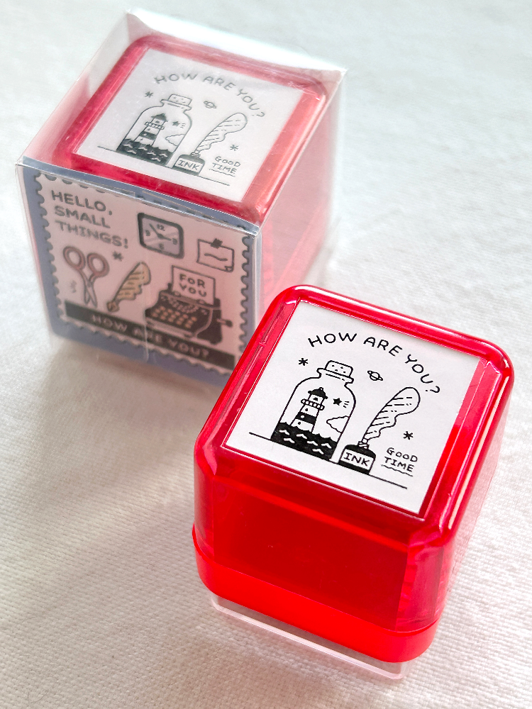 eric Portable Push Button Stamp.  Perfect for journaling, scrapbooking, and creative projects.