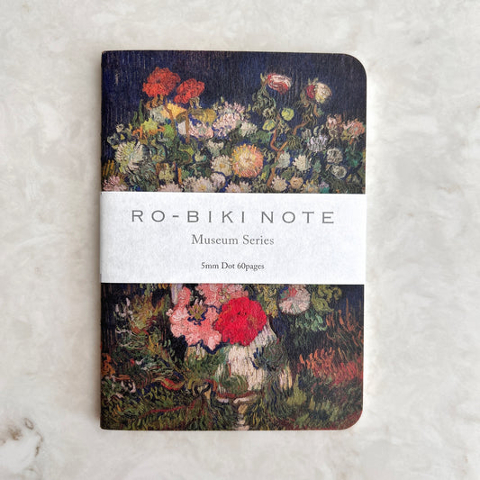 Yamamoto Paper Ro-Biki Notebook Museum Series - Bouquet Of Flowers