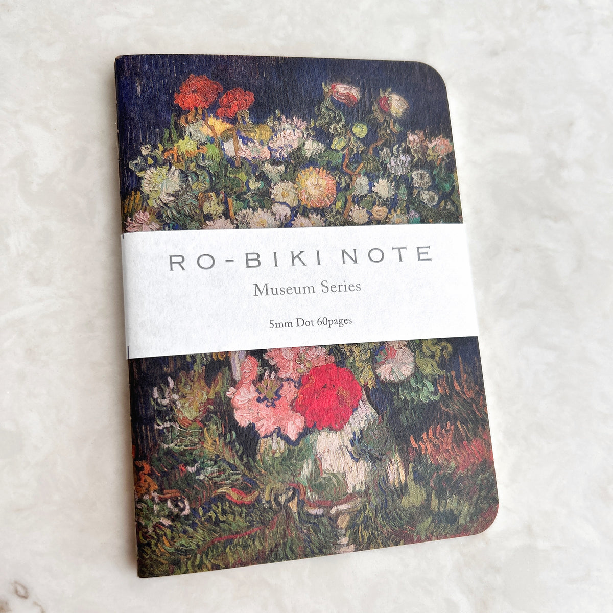 Yamamoto Paper Ro-Biki Notebook Museum Series - Bouquet Of Flowers