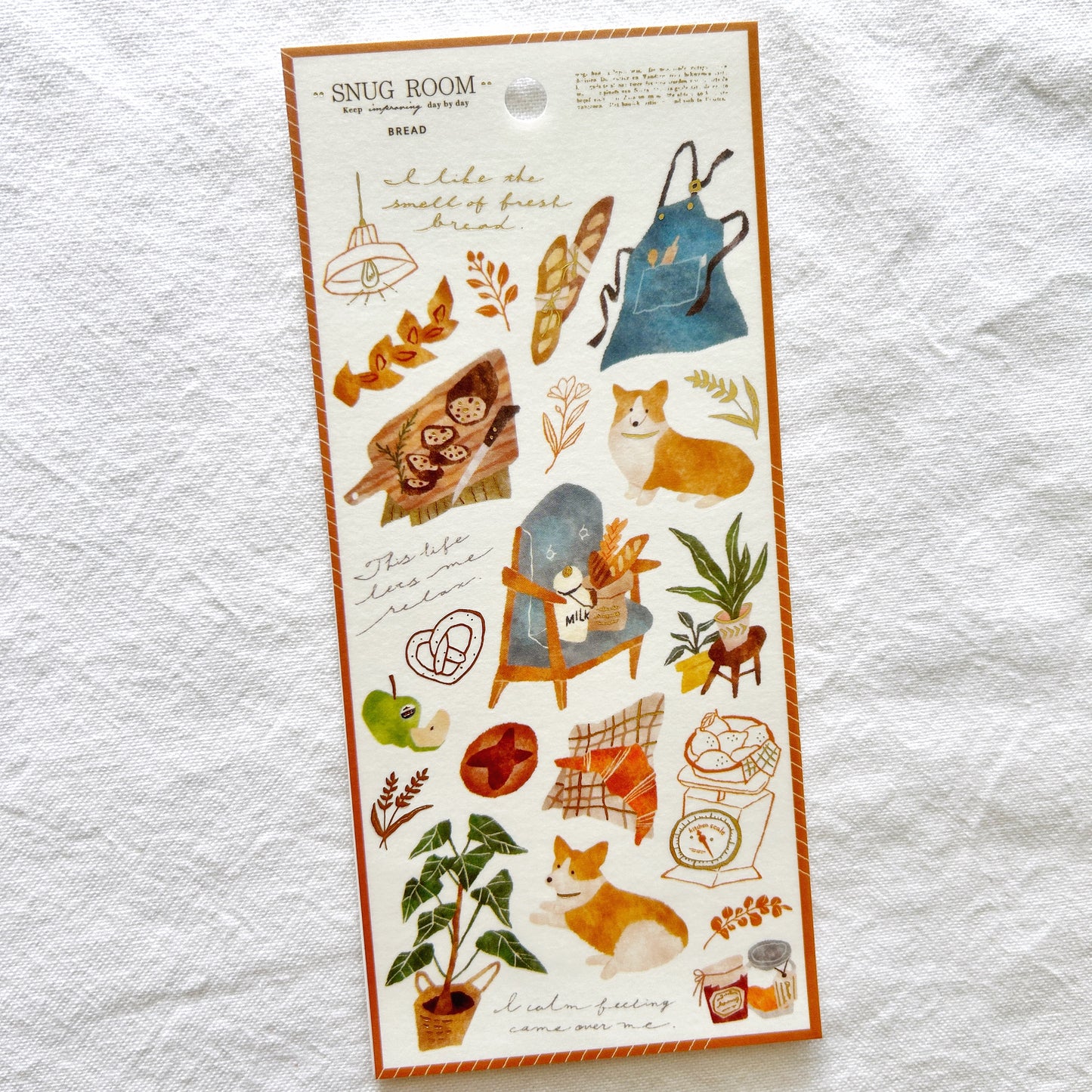 Mind Wave Snug Room Stickers - Bread