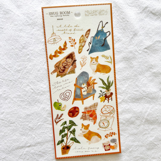 Mind Wave Snug Room Stickers - Bread