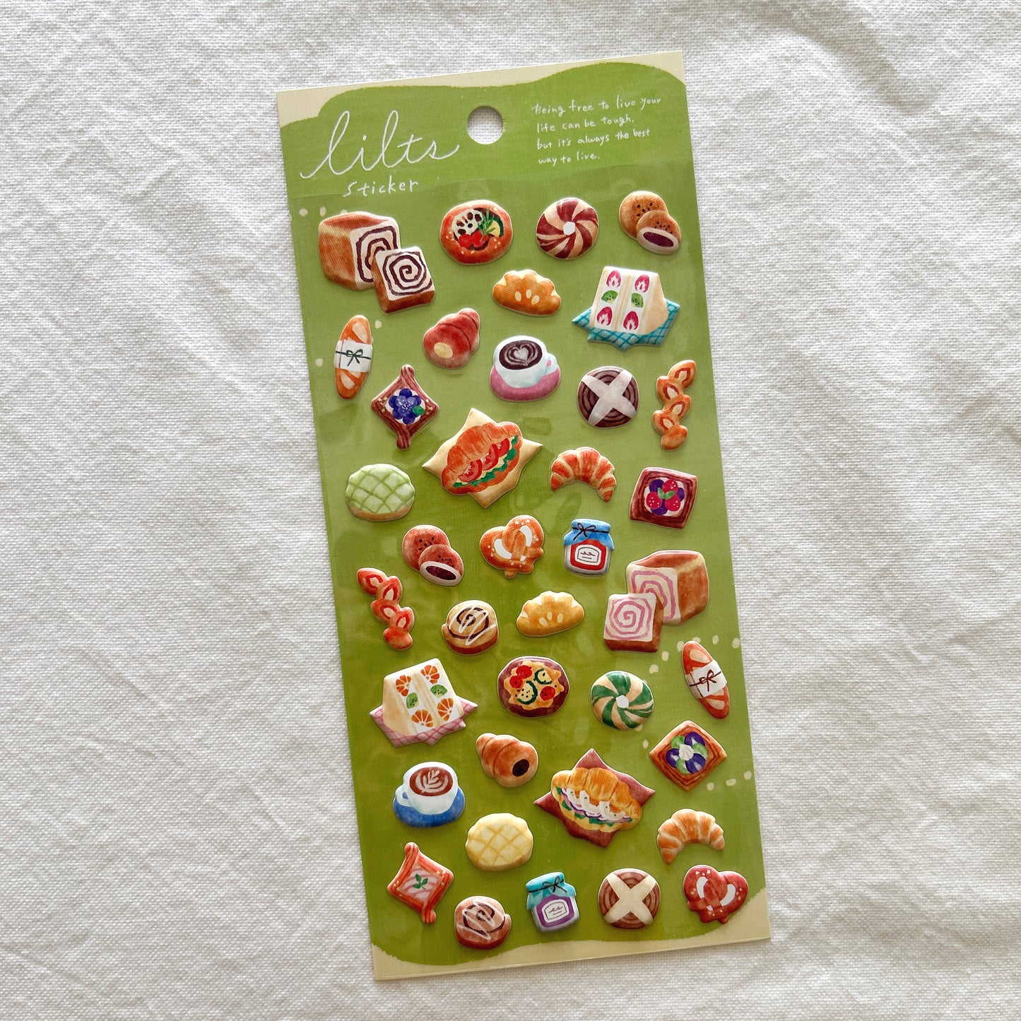 Mind Wave Lils Puffy Stickers - Bread