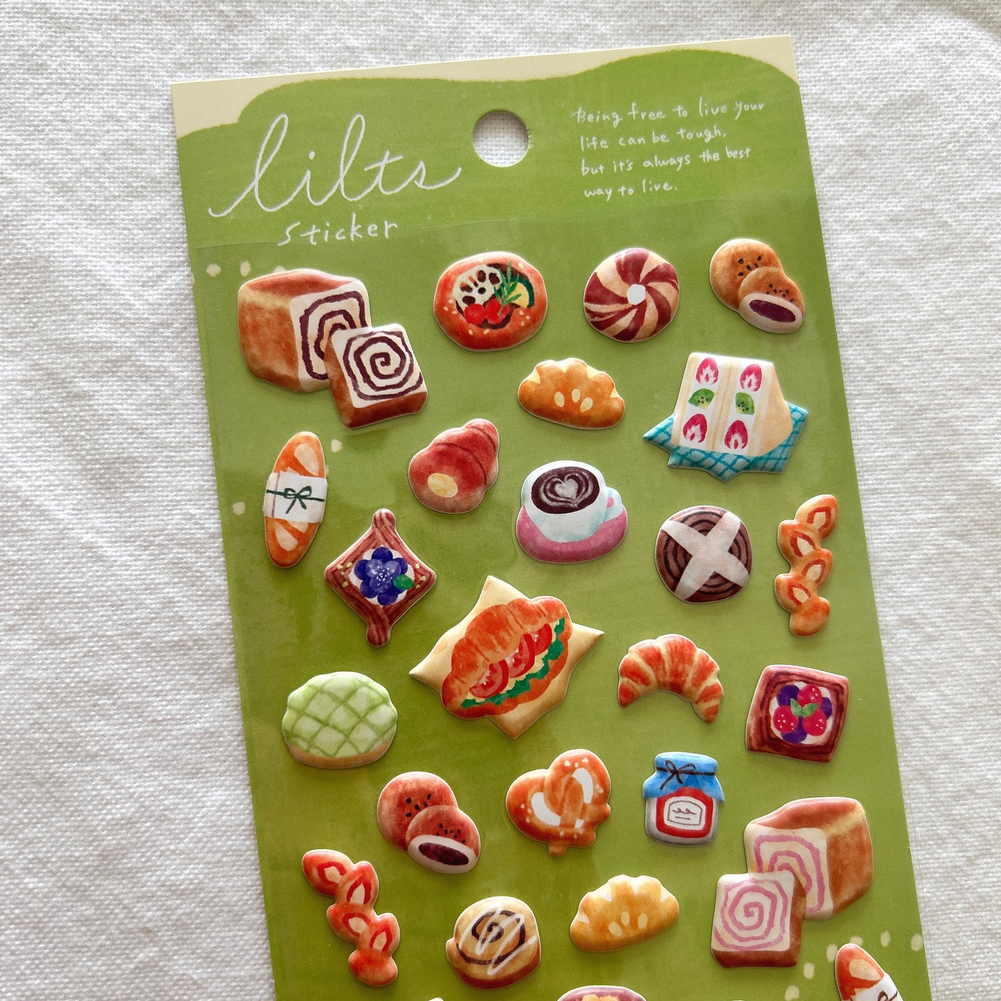 Mind Wave Lils Puffy Stickers - Bread