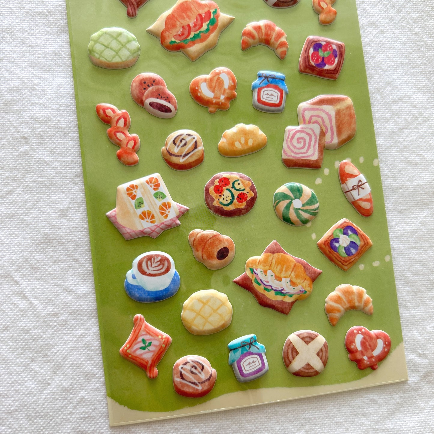Mind Wave Lils Puffy Stickers - Bread