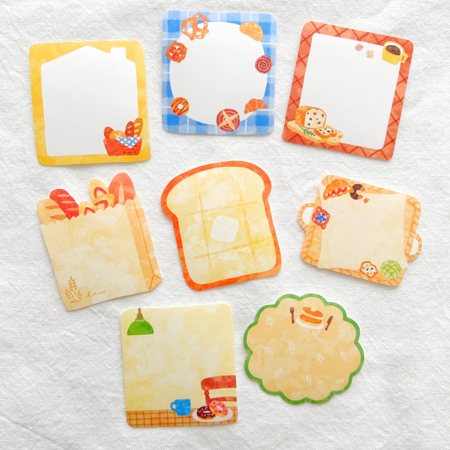 Mind Wave Hidamari Life Writable Flake Sticker - Bread