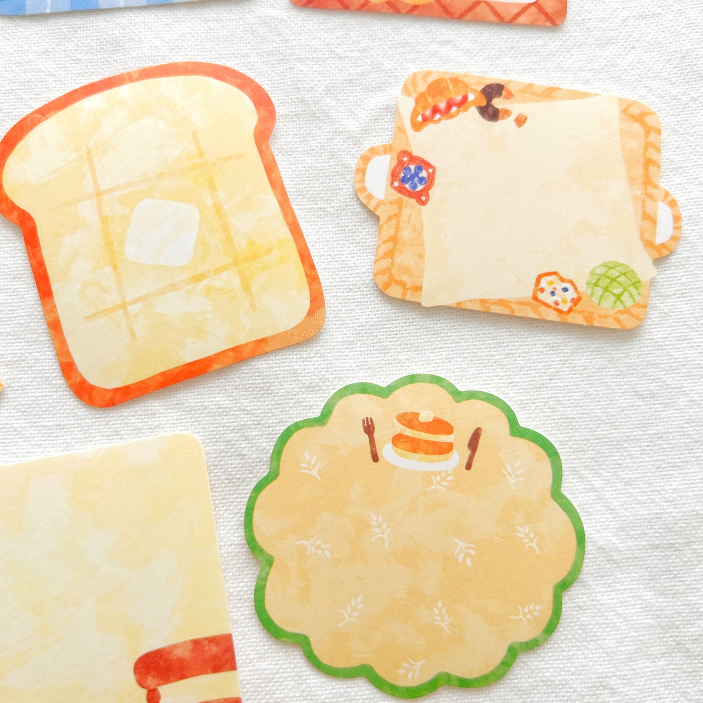 Mind Wave Hidamari Life Writable Flake Sticker - Bread