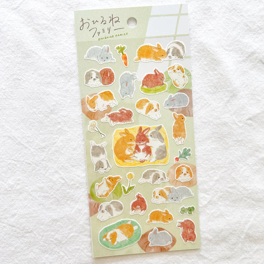 Mind Wave Ohirune Family Stickers - Bunnies