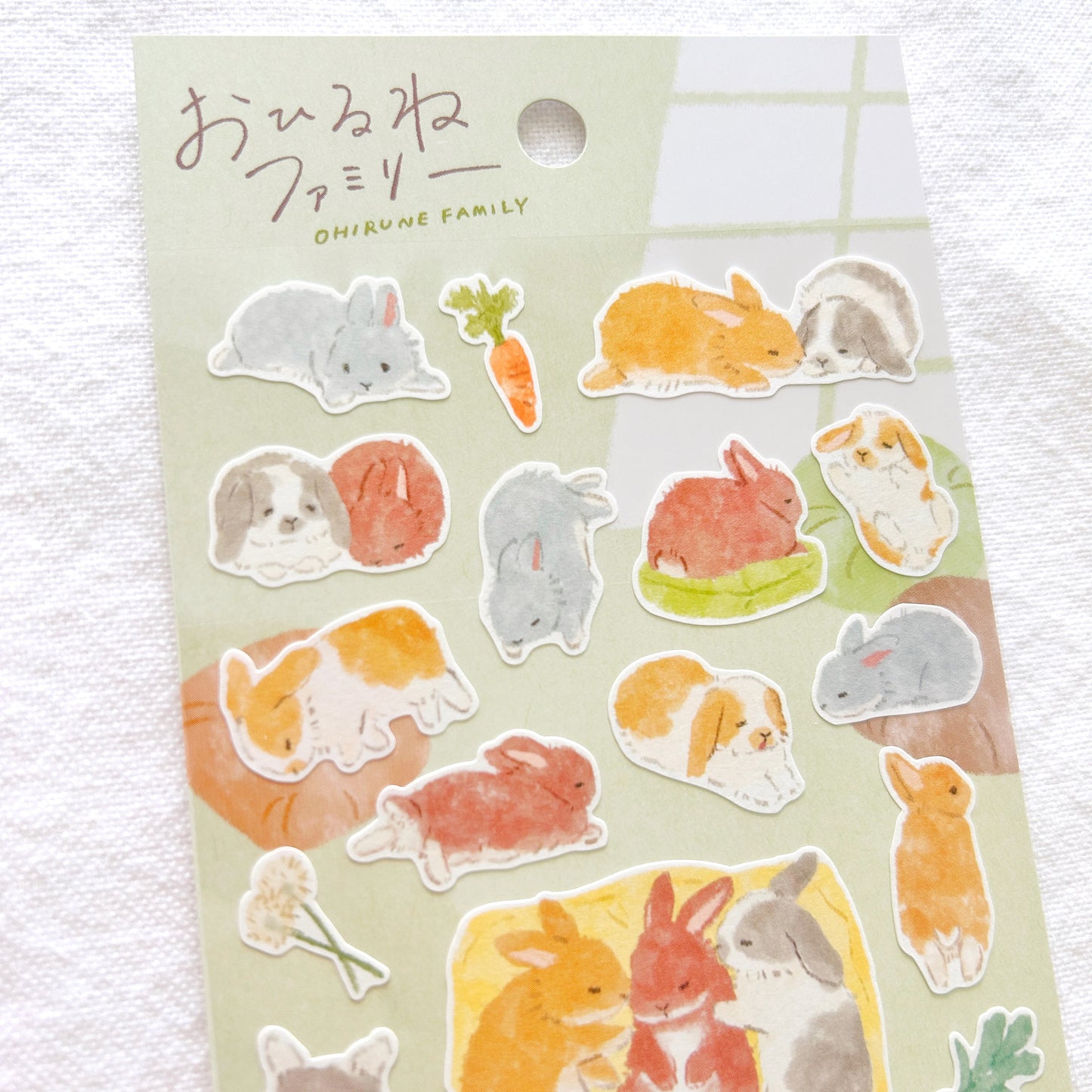 Mind Wave Ohirune Family Stickers - Bunnies