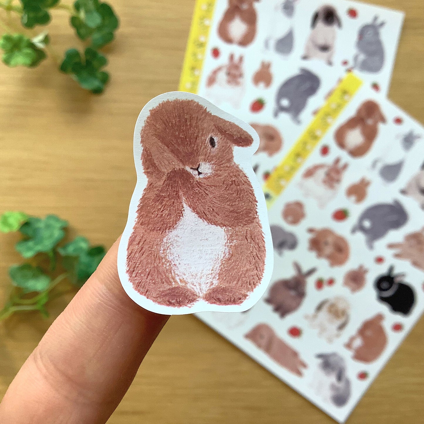 4Legs Sticker Sheet - Spring Rabbit
