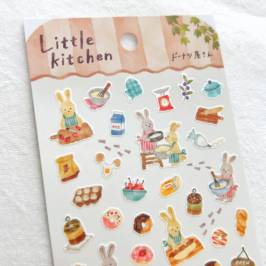 Mind Wave Little Kitchen Sticker - Bunny's Donut Shop