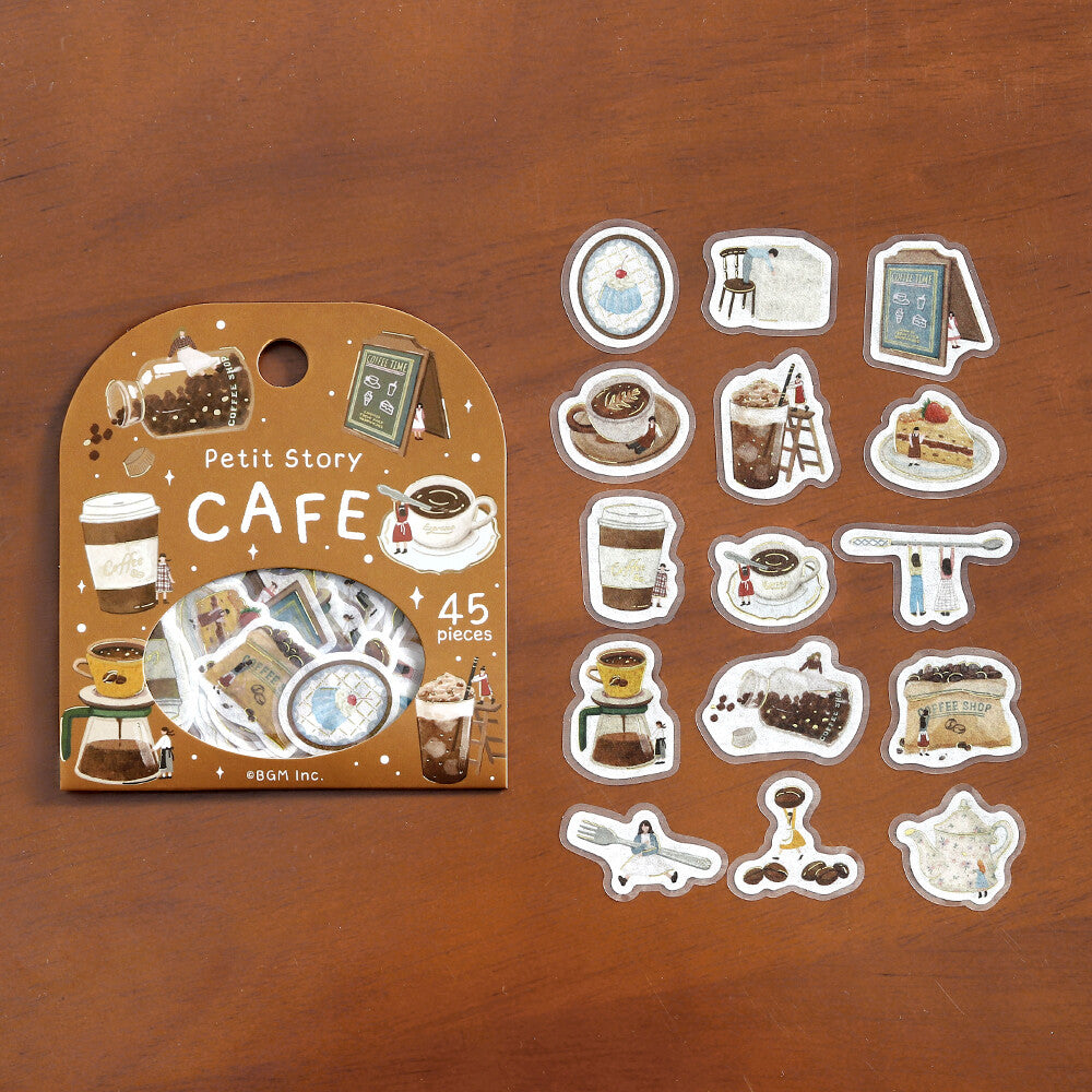 BGM Flake Stickers - Petit Story Cafe
