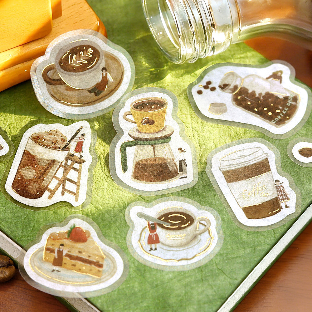 BGM Flake Stickers - Petit Story Cafe