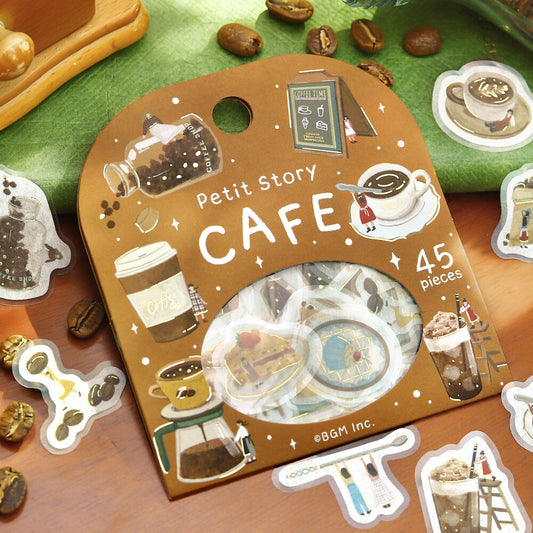 BGM Flake Stickers - Petit Story Cafe
